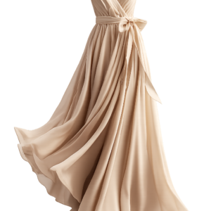 Avera Flowing Maxi Dress – Soft Beige