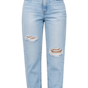 Avera Vintage Mom Jeans – Distressed Light Wash