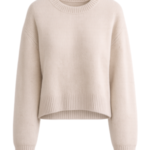 Avera Cozy Knit Sweater – Soft Beige