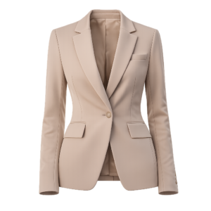 Avera Tailored Blazer – Soft Beige
